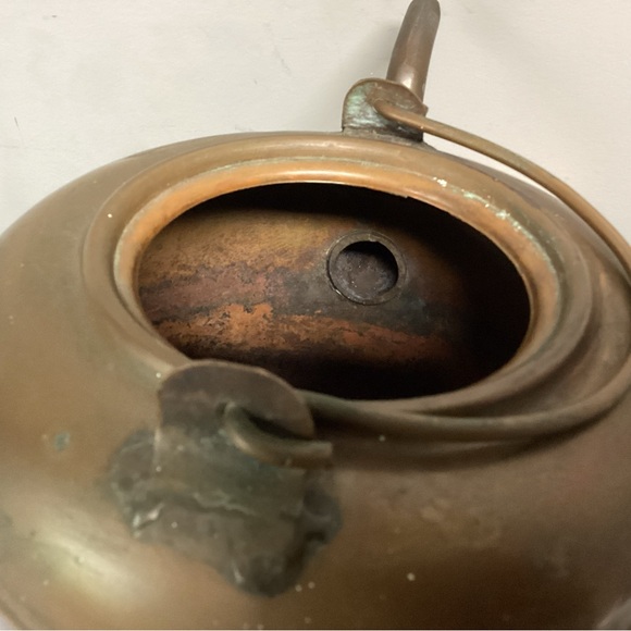 🟡 Vintage - ? Antique ? - Copper Tea Pot / Kettle - Unique / Rare & Beautiful - Picture 15 of 16
